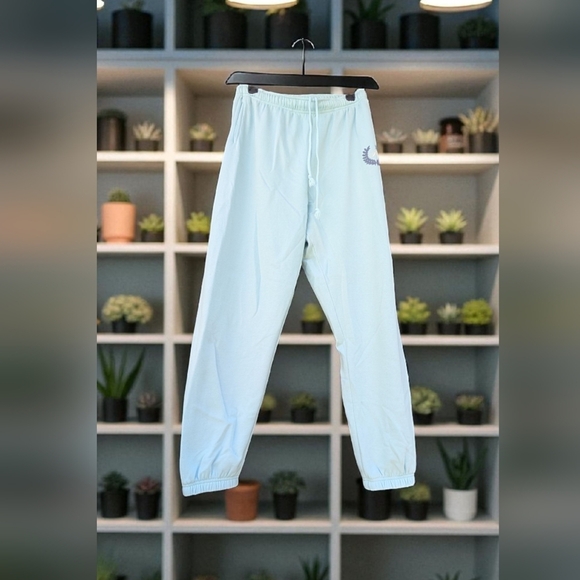 PINK Victoria's Secret Everyday Fleece High-Waist Gym Pants  Size Large (EUC) - Picture 2 of 10